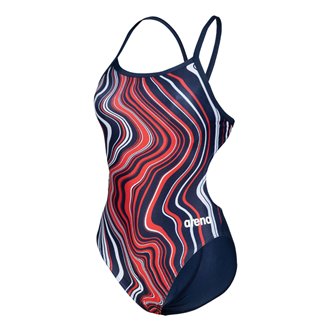 Maillot de bain 1 pièce ARENA W SWIMSUIT CHALLENGE BACK MARBLED