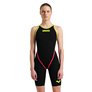 Combinaison de natation dos ouvert ARENA CARBON CORE FX Edition limitée BLACK FLUO YELLOW