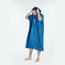 Poncho AFTER ESSENTIALS LOGO Deep Blue