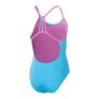 Maillot de bain fille 1 pièce SPEEDO ECO+ SOLID LANE LINE BACK BLU