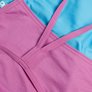 Maillot de bain femme 1 pièce SPEEDO ECO+ PLACEMENT VBACK BLU/RED