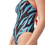 Maillot de bain femme 1 pièce SPEEDO ECO+ ALLOVER LATTICE TIE-BACK BLA/BLU