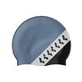 Bonnet de bain ARENA ICONS TEAM STRIPE CAP ARENA STRIPE BLACK GREY