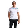 T-shirt unisexe ARENA T-SHIRT LOGO COTTON WHITE MULTI