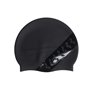 Bonnet de bain ARENA ICONS TEAM STRIPE CAP ARENA STRIPE BLACK BLACK