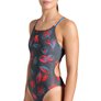 Maillot de bain femme 1 pièce ARENA WOMEN'S ARENA FLORAL SWIMSUIT LACE PLUS