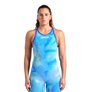 Combinaison de natation dos ouvert ARENA POWERSKIN CARBON AIR2 TIE & DYE COBALT